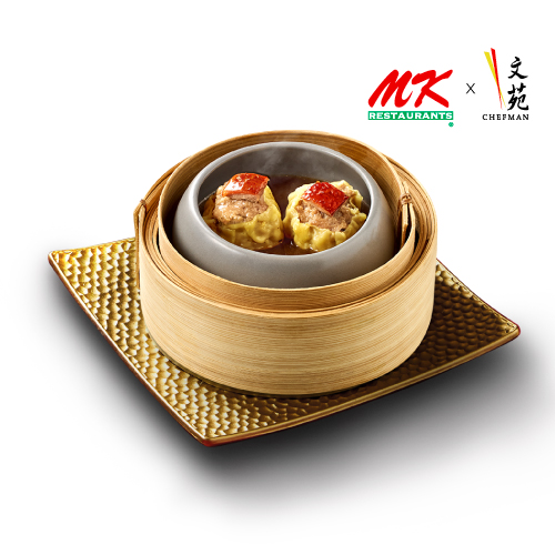 Steamed Duck Dumplings  with Abalone Sauce